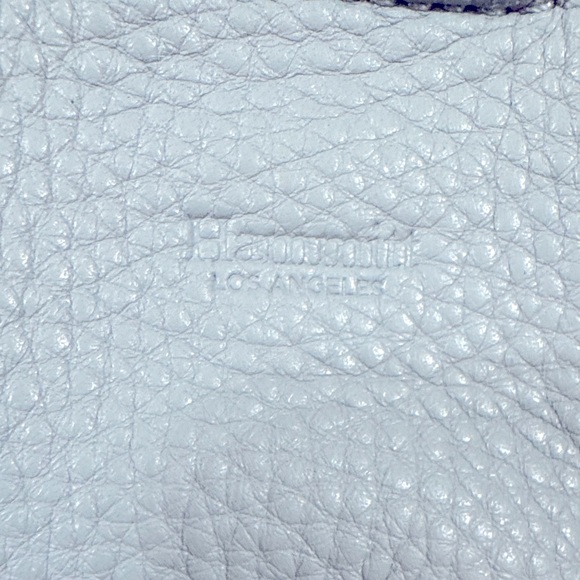 Hammitt Oliver Medium- Dust Blue/brushed silver rivets - Leather Shoulder Bag - Picture 6 of 13